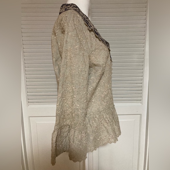 NWT Peter Nygard Embroidered Lightweight Blazer Size 14 - Picture 3 of 15